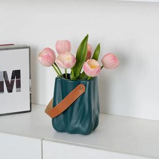 Decorative Decoration Vase Ceramic Home Handbag Modern