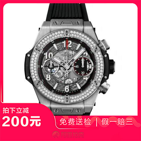 捡漏未使用99新宇舶BIGBANG自动机械男士腕表441.NX.1170.RX.1104