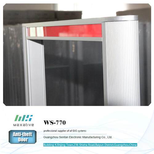 超市服装防盗收发一体防盗门 WS-770 射频系统单支可以使用智能