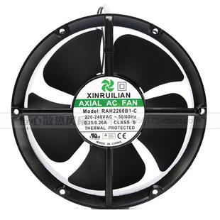 XINRUILIAN RAH2260B1-C 220V 20060 20CM圆形 正方形耐高温风扇
