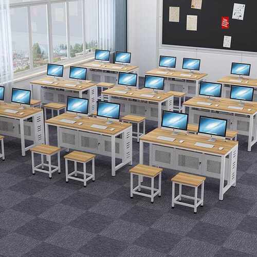 学校机电班脑桌中小学学生微机教室办网公无品牌/桌子房吧培训课