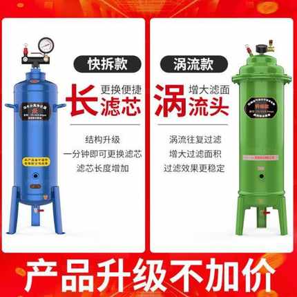 新品空压机气压油水分离器气泵压缩空气自动排水气源处理器干燥过