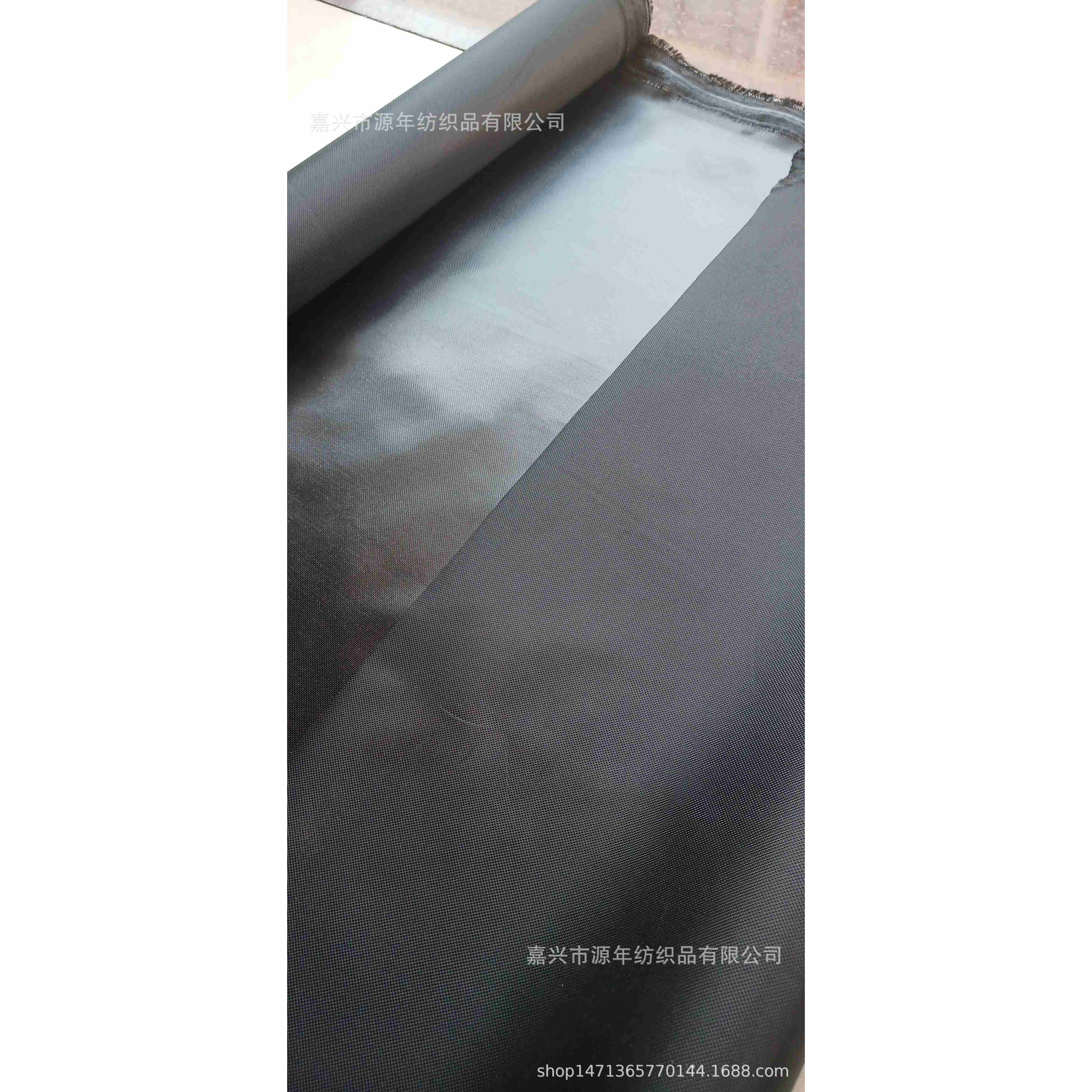 牛津布家具罩布水管布防水pu水压3000,420D黑丝不漏水不掉色