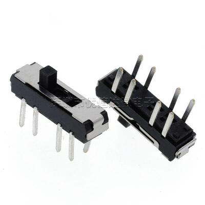 拨动开关MSS23D19 立式直插 八脚插件 微型 8脚3档 三档滑动开关