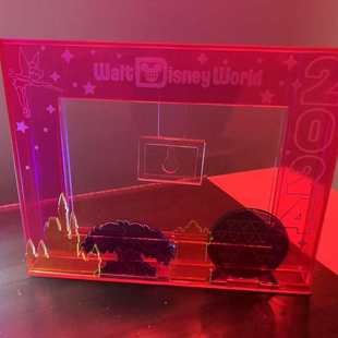 各类酒吧KTV办公室创意发光相框亚克力摆件纸巾盒