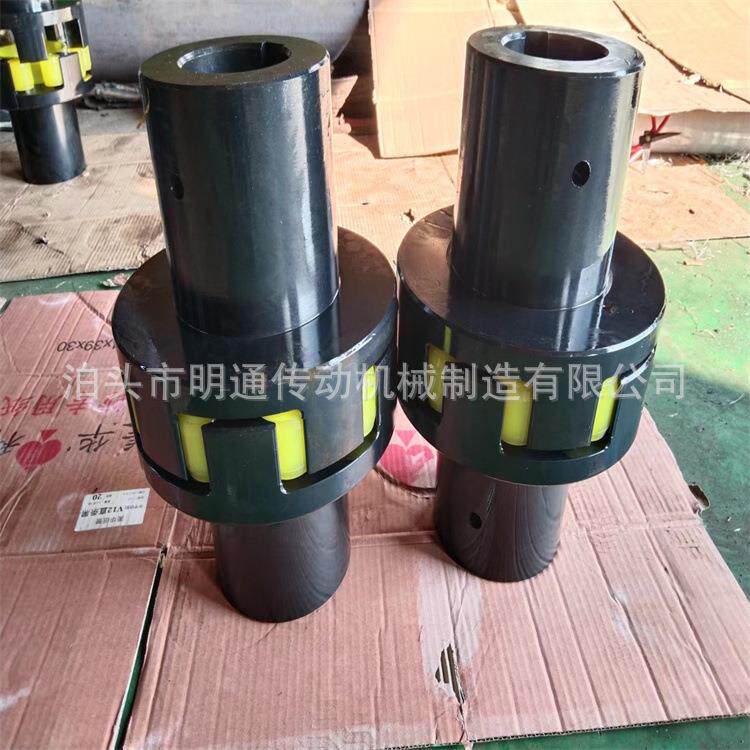 MT5弹性垫梅花联轴器LM型弹性连轴器真空水泵ML爪式对轮键槽型
