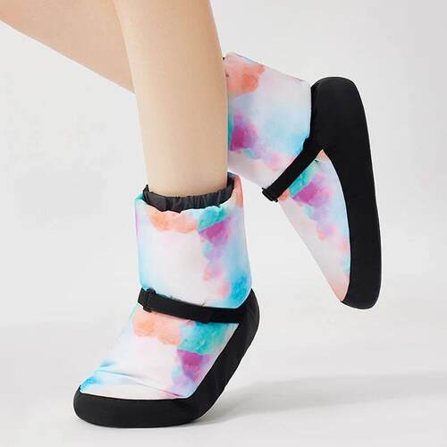 Hot selling ballet shoes dance boots warm ballet boots dance