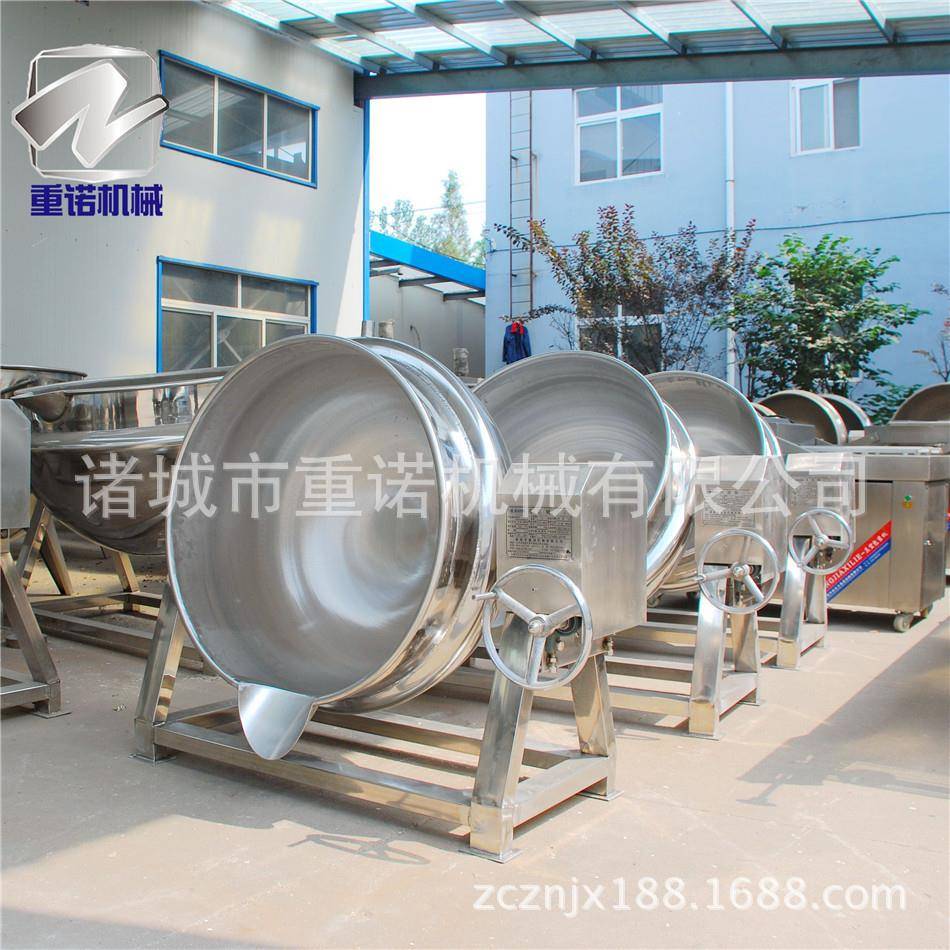 果酱熬煮锅秋梨膏搅拌夹层锅电加热小型阿胶熬煮锅带搅拌