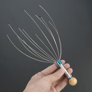 八爪鱼头部按摩器灵魂提取挠头挠痒抓头皮神器经络痒痒放松摄取器