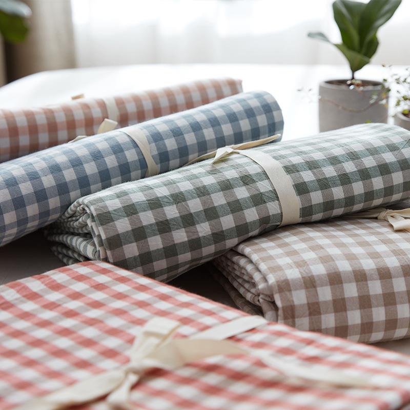 全床棉绒简约被套简约品水洗棉被套.日xy102式长棉1.5/18m单品被