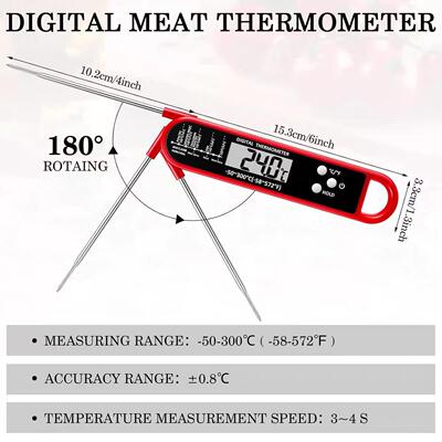 Meat Thermometer Food Thermometer Grill and Cooking300℃