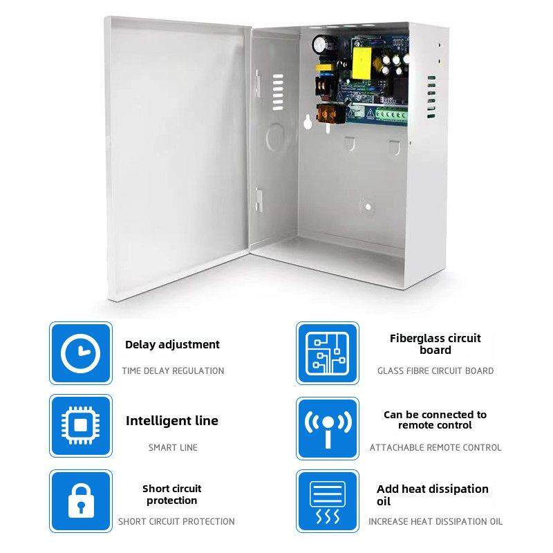 Dak门禁专用电源箱12V5A门禁控制器大厦备用蓄电池箱变压器