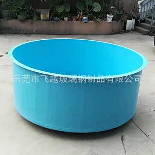室内户外各种尺寸玻璃钢养鱼池养鱼盆耐风化方形圆形水晶砖玻纤