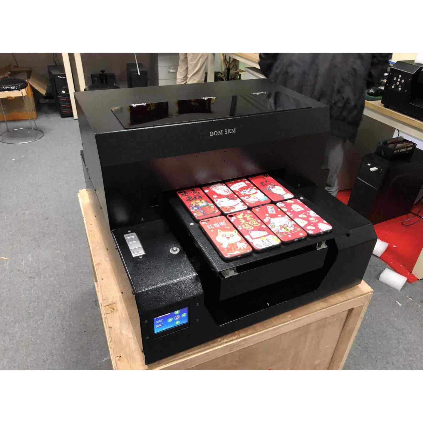 小型a3uv平板打印机厂家diy照片3d浮雕手机壳彩绘机