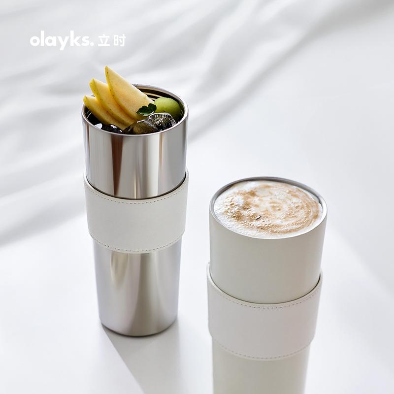 【秒杀限拍1单】olayks立时吸管保温杯女新款大容量学生上学杯子