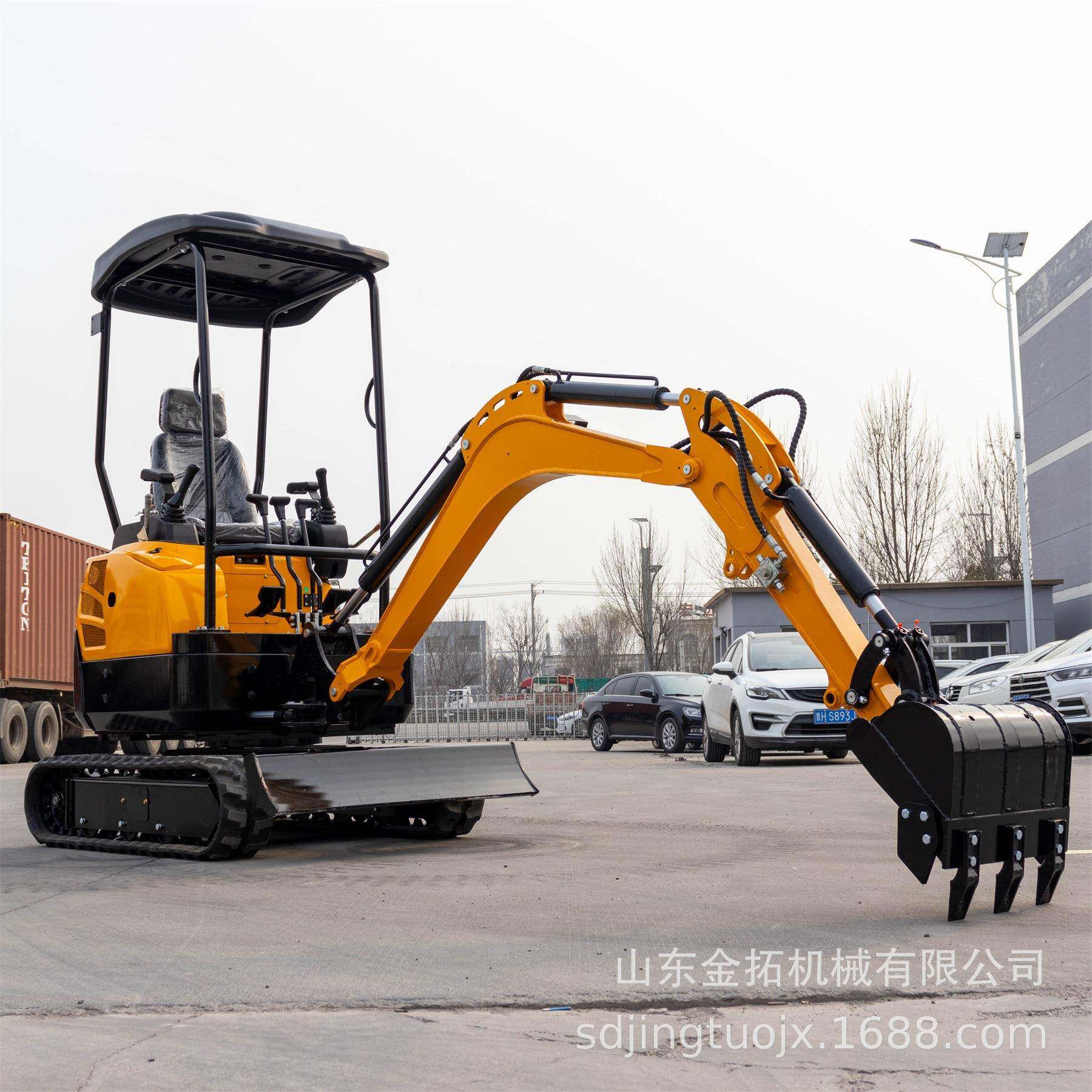 源头工厂小型挖机 果园挖土挖沟农林1.8吨履带小挖机 微型园林
