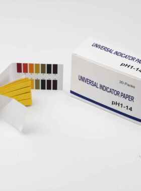 pH test strip 1-14，A book of 20 strips，中性实验室试纸耗材