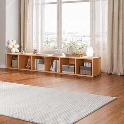 飘窗柜矮柜简易防晒可坐收纳柜阳台柜储物柜卧室榻榻米置物柜明微