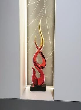 高档好寓感意节节高升件玄关壁龛客摆电视柜酒柜家居小众高级装厅