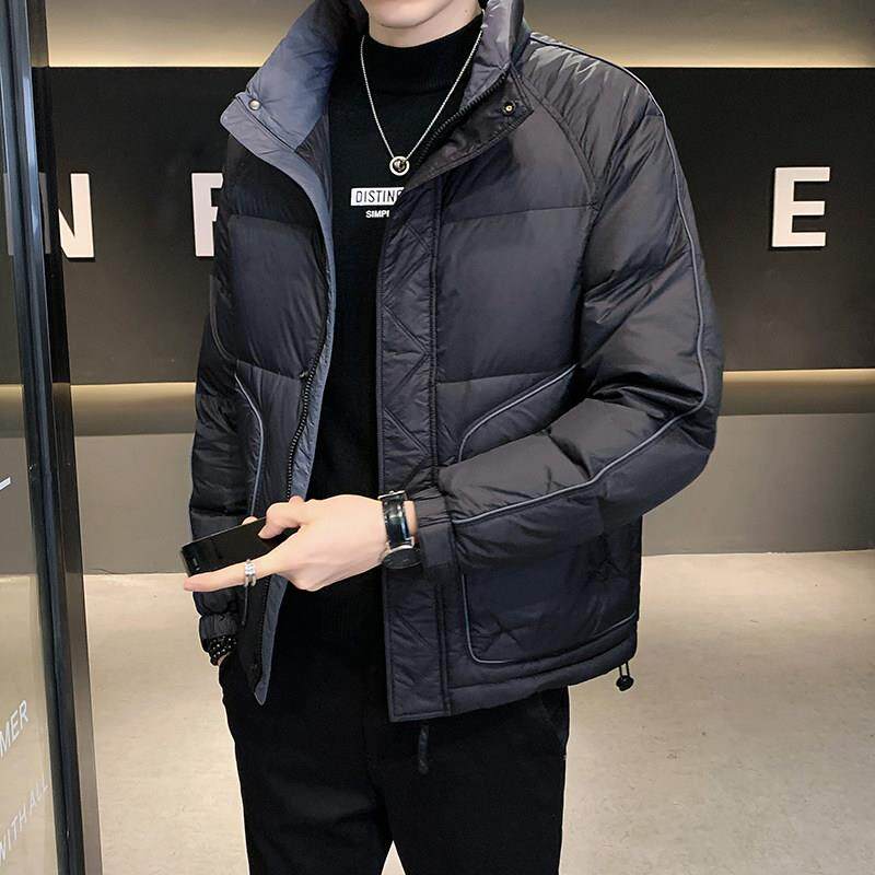 男子轻型羽绒服2025冬季新加厚立领时尚品牌英俊大尺寸冬季鸭羽绒