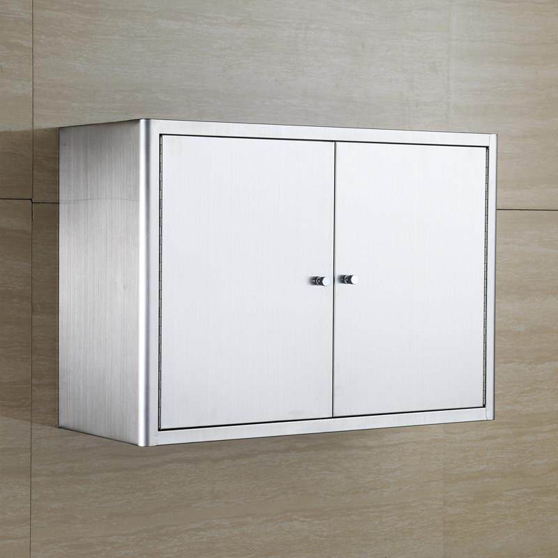 不锈钢厨房吊柜 化妆室整体橱柜碗盘柜阳台墙壁柜置物收纳箱 浴室