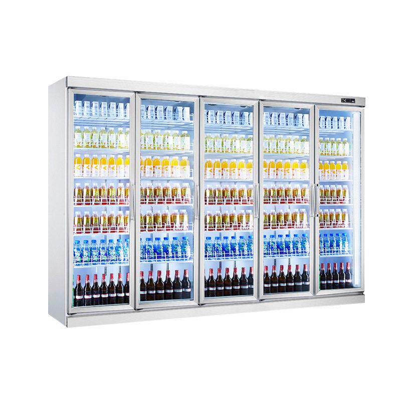 大型超市便利店展示柜冷藏饮料牛奶柜大容积水果保鲜柜厂家定制
