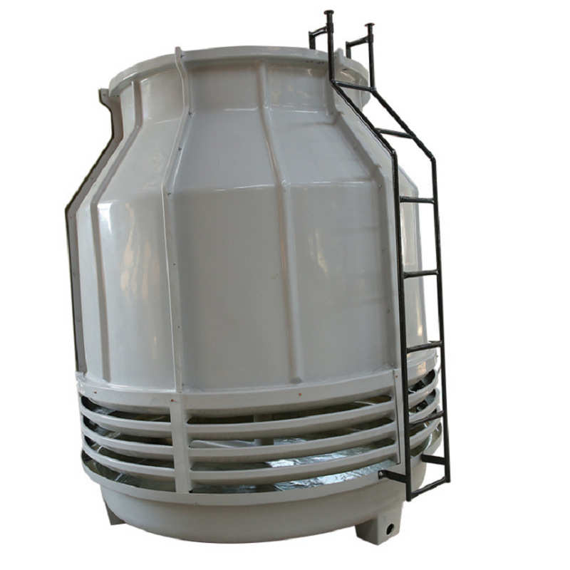 冷却塔注塑机 冷却塔水塔玻璃钢圆形流式逆 凉玻璃钢玻璃钢水塔