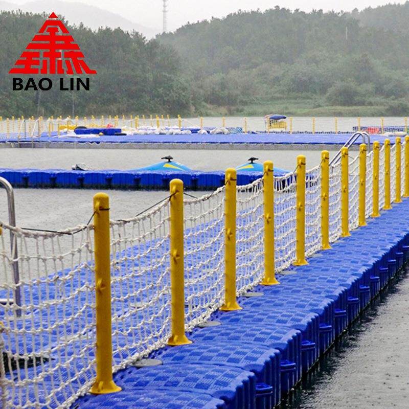 厂家水上乐园塑料浮筒码头公园景区栈道船坞泊位钓鱼养殖平台