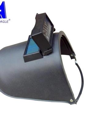 BLUEEAGLE蓝鹰电焊头戴配帽式舒适面罩可掀式6PA2认证ABS促销包邮