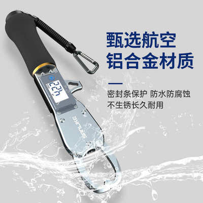 三乐控鱼器带电子秤数显旋转控大物多功能称重不伤鱼合金夹鱼钳子