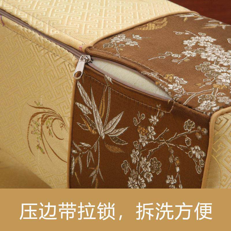 扶手枕中式红木发靠方枕罗汉枕床方扶手靠枕圆枕长沙方枕头QQQ腰