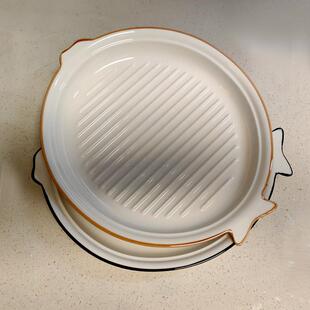 鱼盘蒸多宝鱼专用盘子陶瓷蒸鱼盘酒店后厨大号鱼盘盘子摆盘料理盘