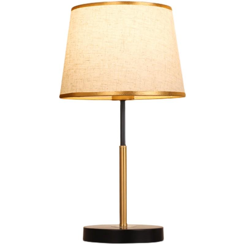 定制欧规美式卧室床头台灯现代简约创意复古台灯结婚礼品灯饰110V