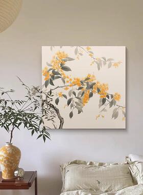 《桂花》新中式厅装饰法画轻客式中国SNZA2023寓意好花卉国画餐风