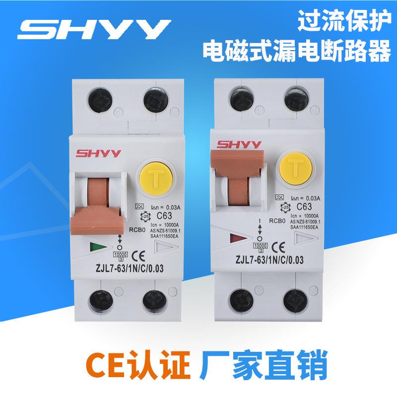 A型直流漏电保护断路器过流保护电磁式漏电保护开关