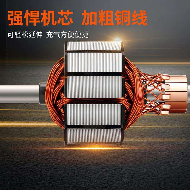 金属双缸车载充气泵工具箱大功率高压便携式越野车12V汽车打气泵