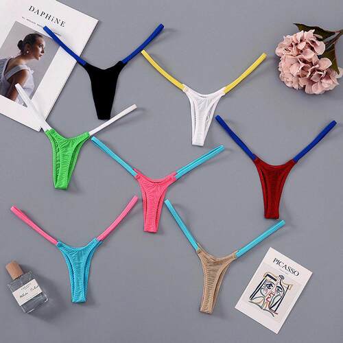 Sexy Sports Panties Ms Underpants Seamless Thong G String 裤