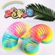 儿童弹力拉伸彩虹圈益智经典 怀旧玩具成人大号弹簧魔术七彩圈礼品