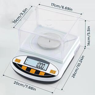 千分之一天平500g0.001g电子天平高精度实验室天平克秤