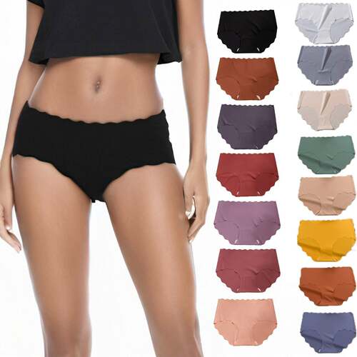 Women’s Ice Silk Seamless Underwear – Lightweight Breathab