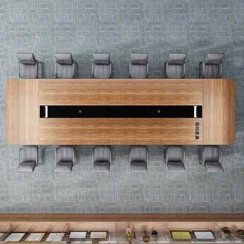 新款议桌长约56667现代会办公家具桌会议洽简谈桌椅组合长方形办