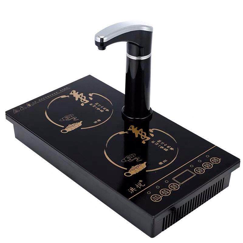 平板电磁泡茶炉自动上水三合一煮茶器家用烧水壶功夫茶具平面泡泡