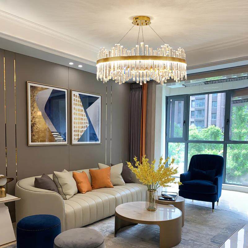 轻奢水晶吊灯客厅灯简约现代大气主卧室2026新款全屋组合套餐灯具