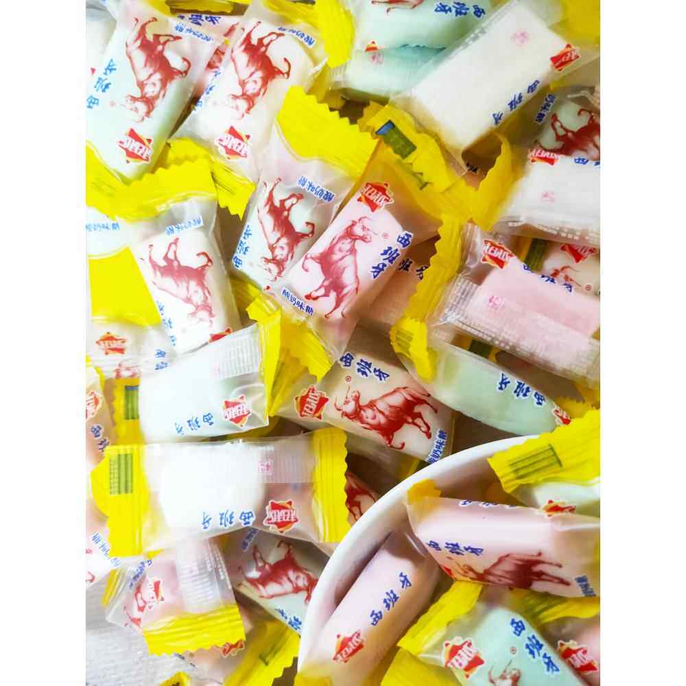 超越西班牙酸奶糖酸糖松糖5英镑童年后怀旧小吃新年用品婚礼糖果