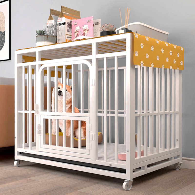 狗笼子大型中型犬室内带厕所金毛萨摩耶边牧拉布拉多宠物狗屋围栏