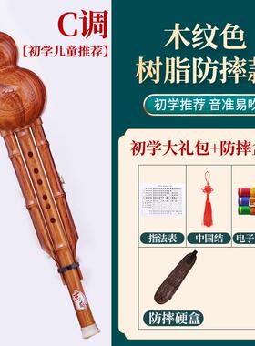 正品树b脂葫芦丝防摔乐器业演奏型小专生成人初学c降学调