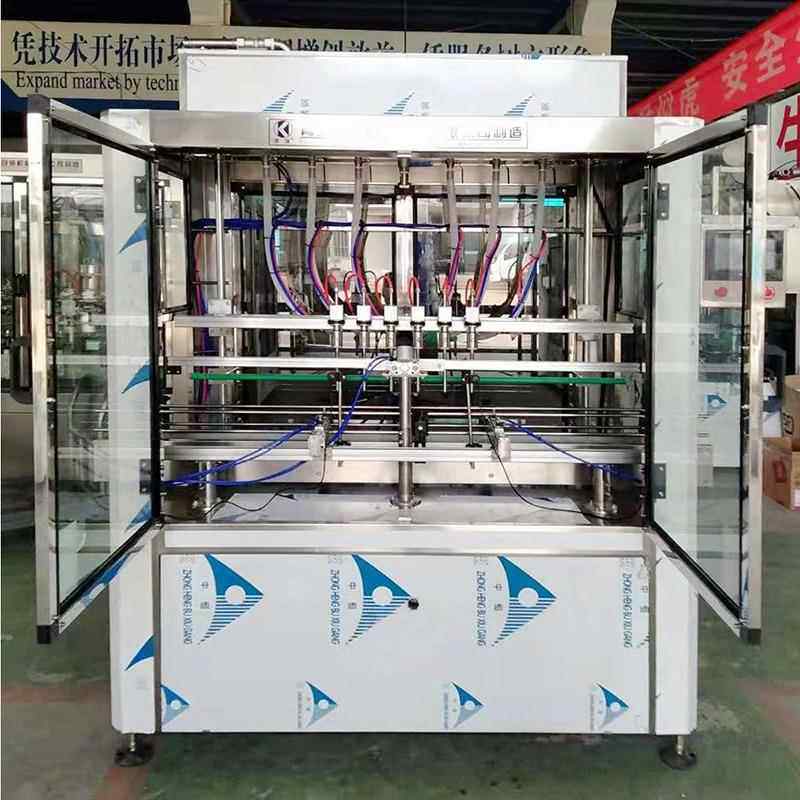 全自动1L叶面肥灌装机 5L液体肥料灌装机 液体植物肥灌装生产线