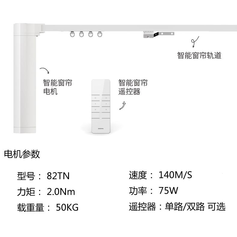 涂鸦智能APP窗帘电机ZigBee智能静音电机手机远程定时控制