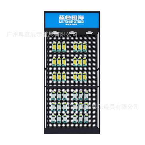3C数码手机配件旋转架洞洞板饰品陈列架手机壳金属展示架定制工厂