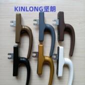 坚朗断桥铝窗户内开执手平开内倒通用型铝窗户拉手把手